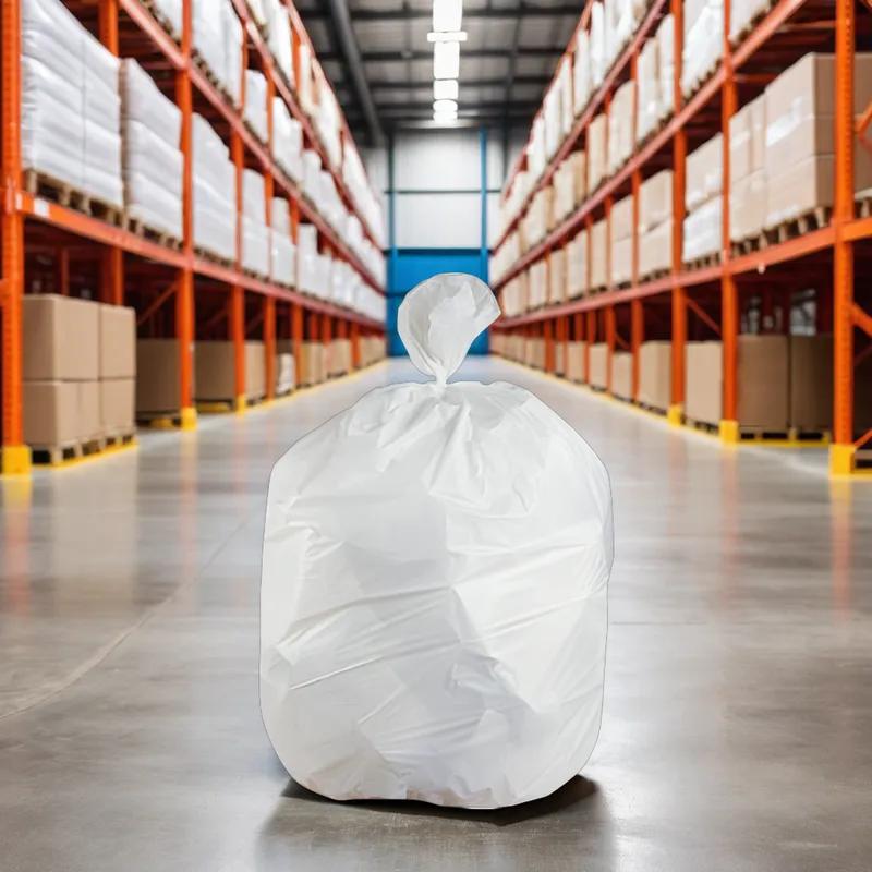 Liner 24X32 IN 12-16 GAL White 1MIL 500/Case