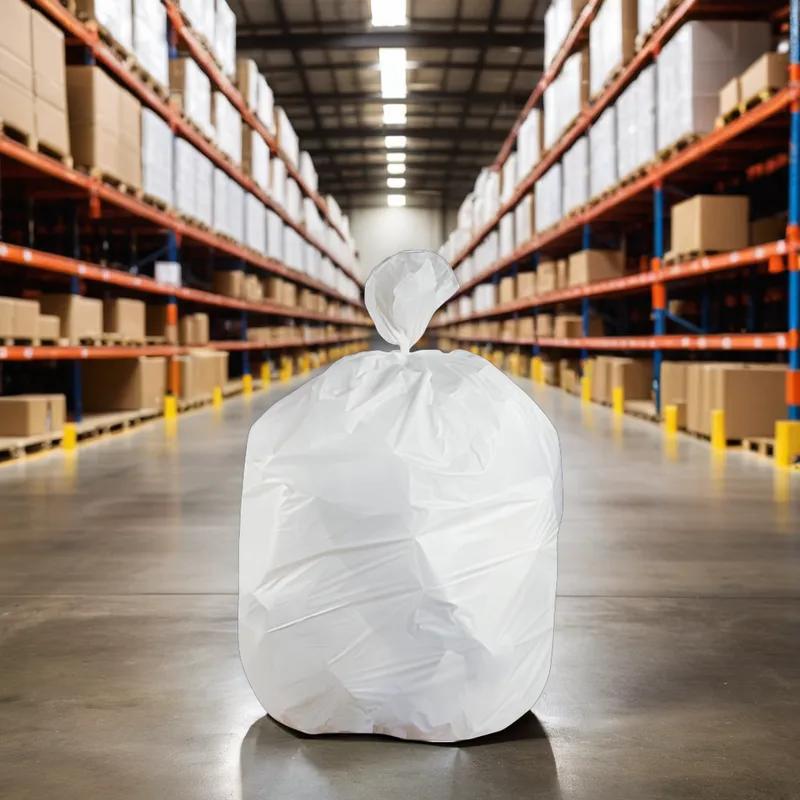 Liner 24X32 IN 12-16 GAL White 1MIL 500/Case