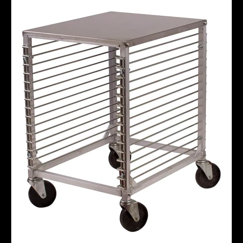 Sheet Pan Rack Half 20.875X26.125X31.625 IN 400 LB Aluminum 15-Tier End Loading 1.75IN Spacing 1/Each