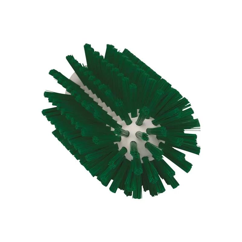 Vikan® Pipe Brush 6.1X3.1X0 IN Medium (MED) PP Polyester Stainless Steel Green Without Handle 1/Each
