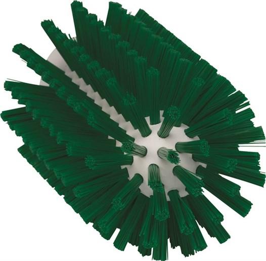 Vikan® Pipe Brush 6.1X3.1X0 IN Medium (MED) PP Polyester Stainless Steel Green Without Handle 1/Each