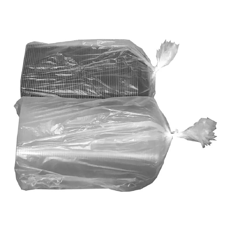 Cold Take-Out Container Base & Lid Combo With Dome Lid 24 OZ PET Black 126/Case