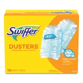 Swiffer® Duster Refill Blue Unscented Dust Lock Fiber 18 Count/Box 4 Box/Case 72 Count/Case