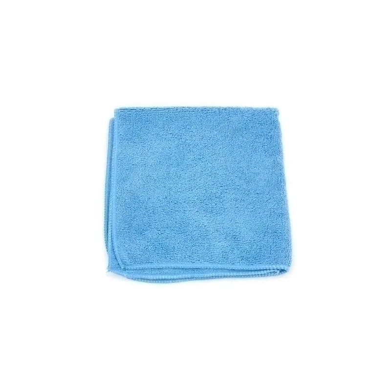 MicroWorks® Cleaning Towel 16X16 IN Microfiber Blue 300 GSM Non-Abrasive 12 Count/Pack 18 Packs/Case