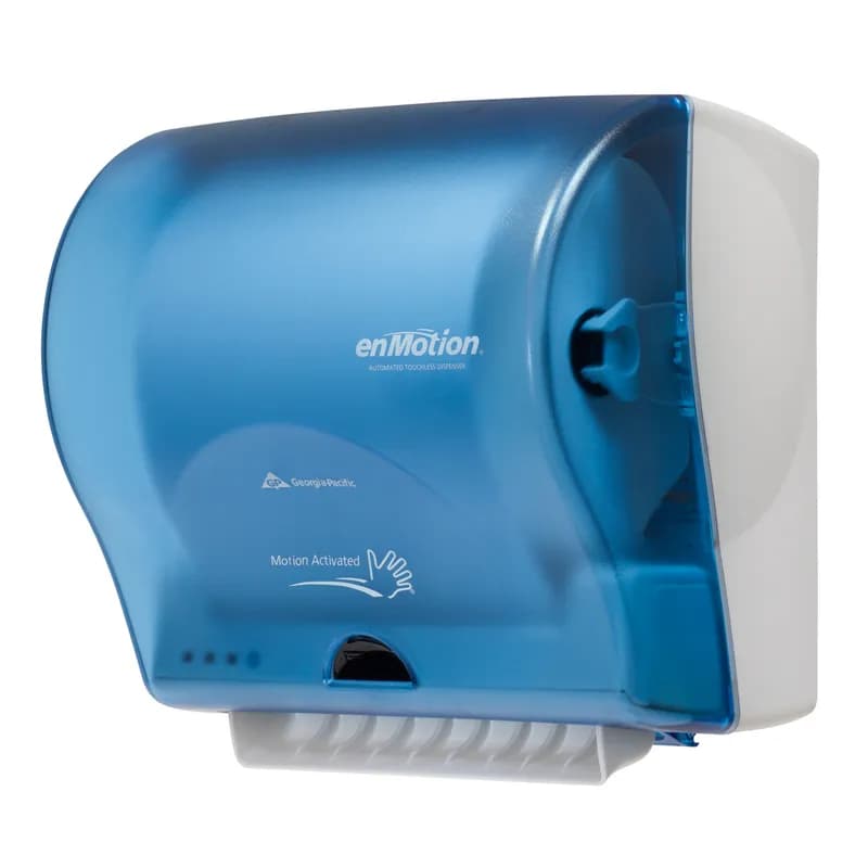 enMotion® IMPULSE® Paper Towel Dispenser Plastic Splash Blue Automatic Touchless 1-Roll 1/Each