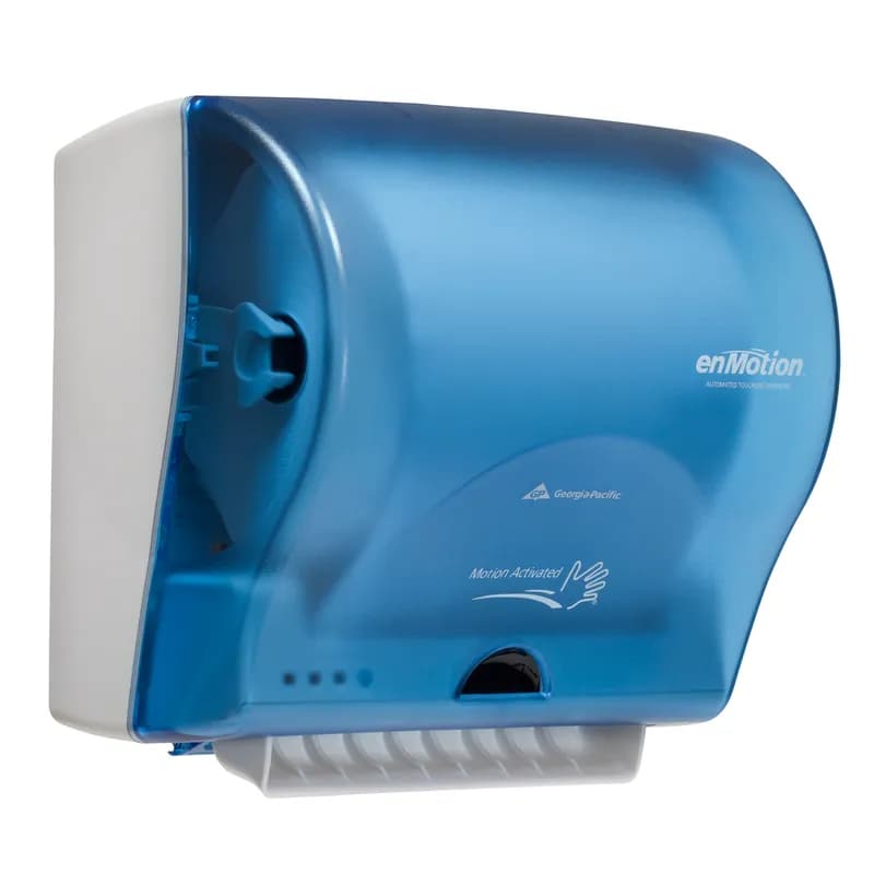 enMotion® IMPULSE® Paper Towel Dispenser Plastic Splash Blue Automatic Touchless 1-Roll 1/Each