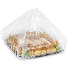 Catering Party Tray Bag 18X7X24.5 IN LDPE Clear Gusset 50/Case