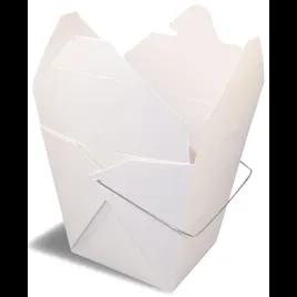 Fold-Pak® Food Pail 8 OZ 3X2.5X2.5 IN Paper White Rectangle With Handle 1000/Case