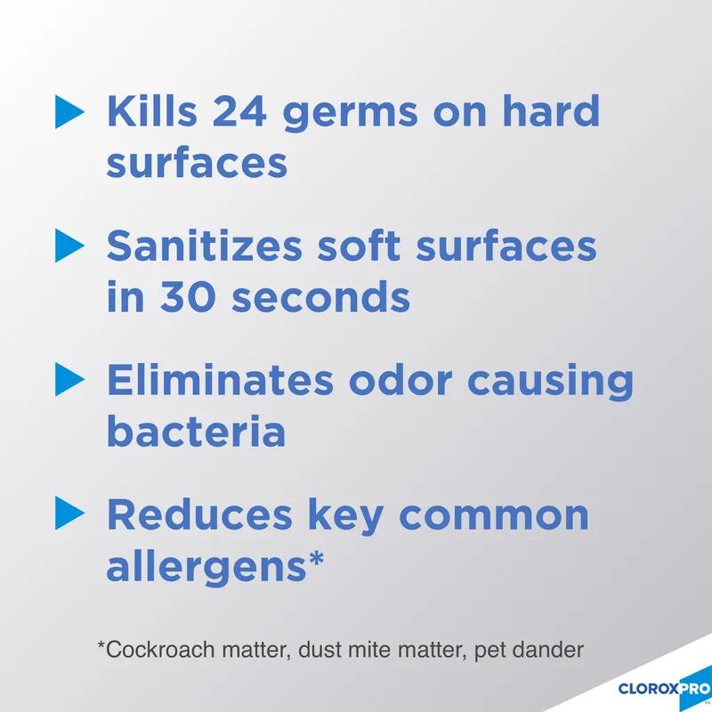 Clorox® 4 in One Fresh Citrus One-Step Disinfectant Deodorizer 14 FLOZ Multi Surface Aerosol Antibacterial 12/Case