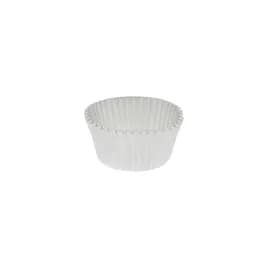 Baking Cup 1.25X2.938 IN Paper White Round Fluted 10000/Case