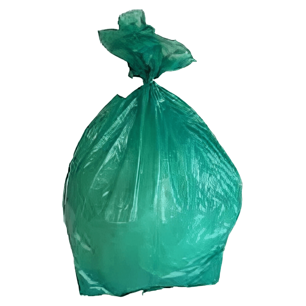 Victoria Bay Can Liner 43X48 IN Green Plastic 12MIC Coreless 200/Case