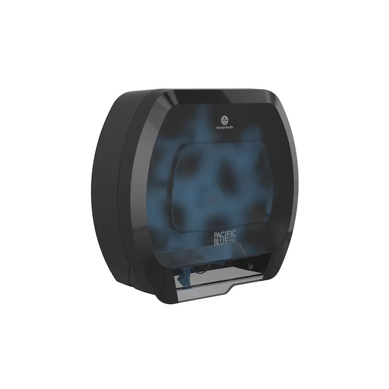 Pacific Blue Ultra™ Toilet Paper Dispenser 5.50X17.20X16 IN Smoke Gray 4-Roll Coreless High Capacity 1/Each