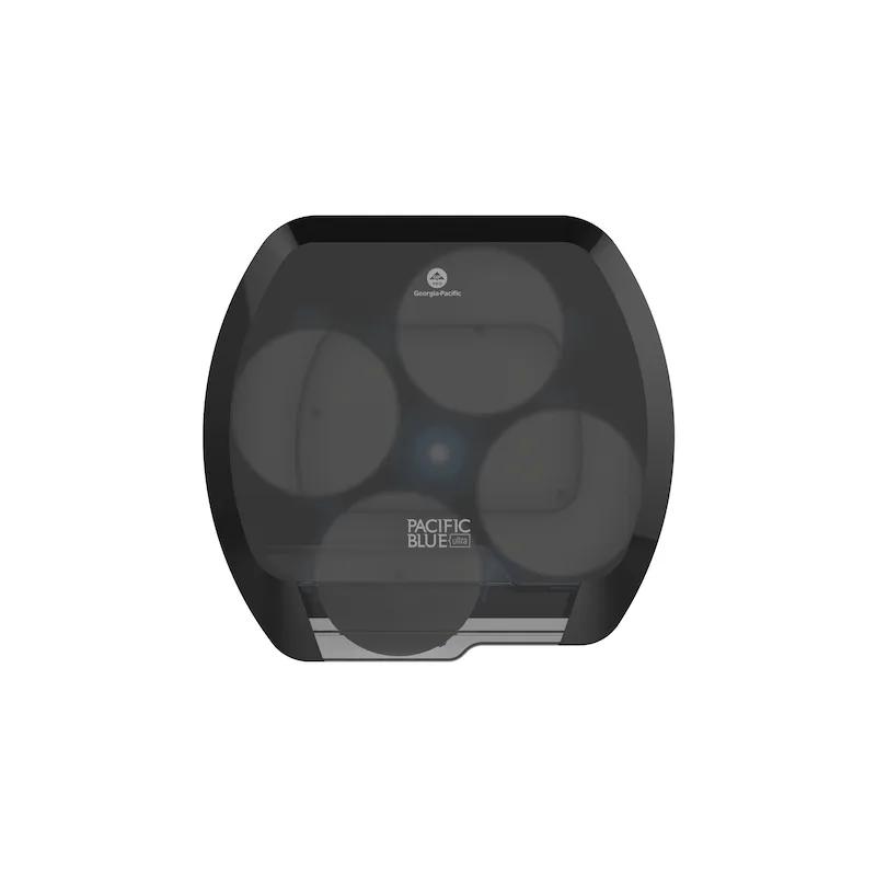 Pacific Blue Ultra™ Toilet Paper Dispenser 5.50X17.20X16 IN Smoke Gray 4-Roll Coreless High Capacity 1/Each