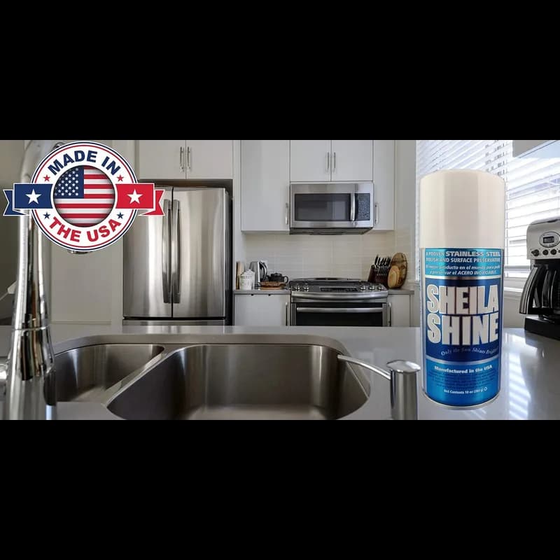 Sheila Shine Stainless Steel Cleaner & Polish 10 OZ Low VOC 12/Case