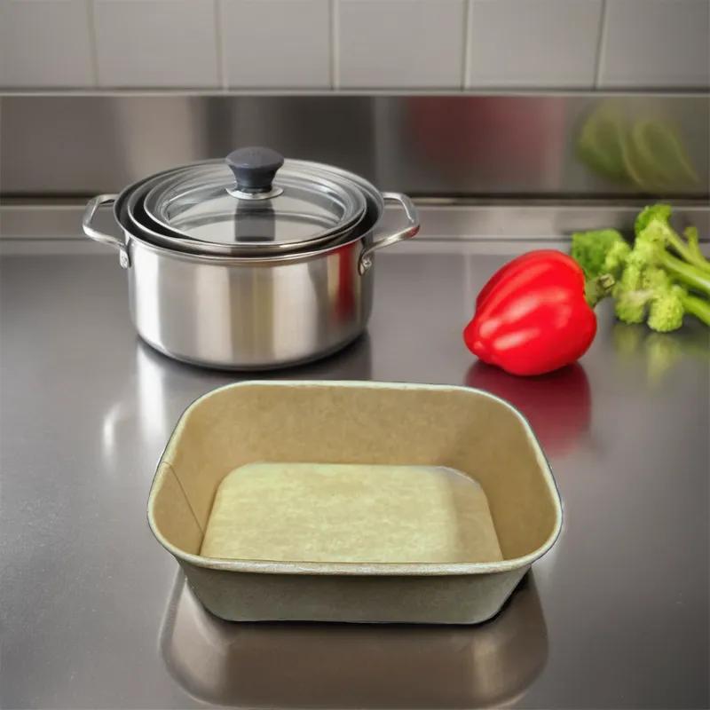 Victoria Bay Food Container 25 OZ Paper Kraft Rectangle 300/Case