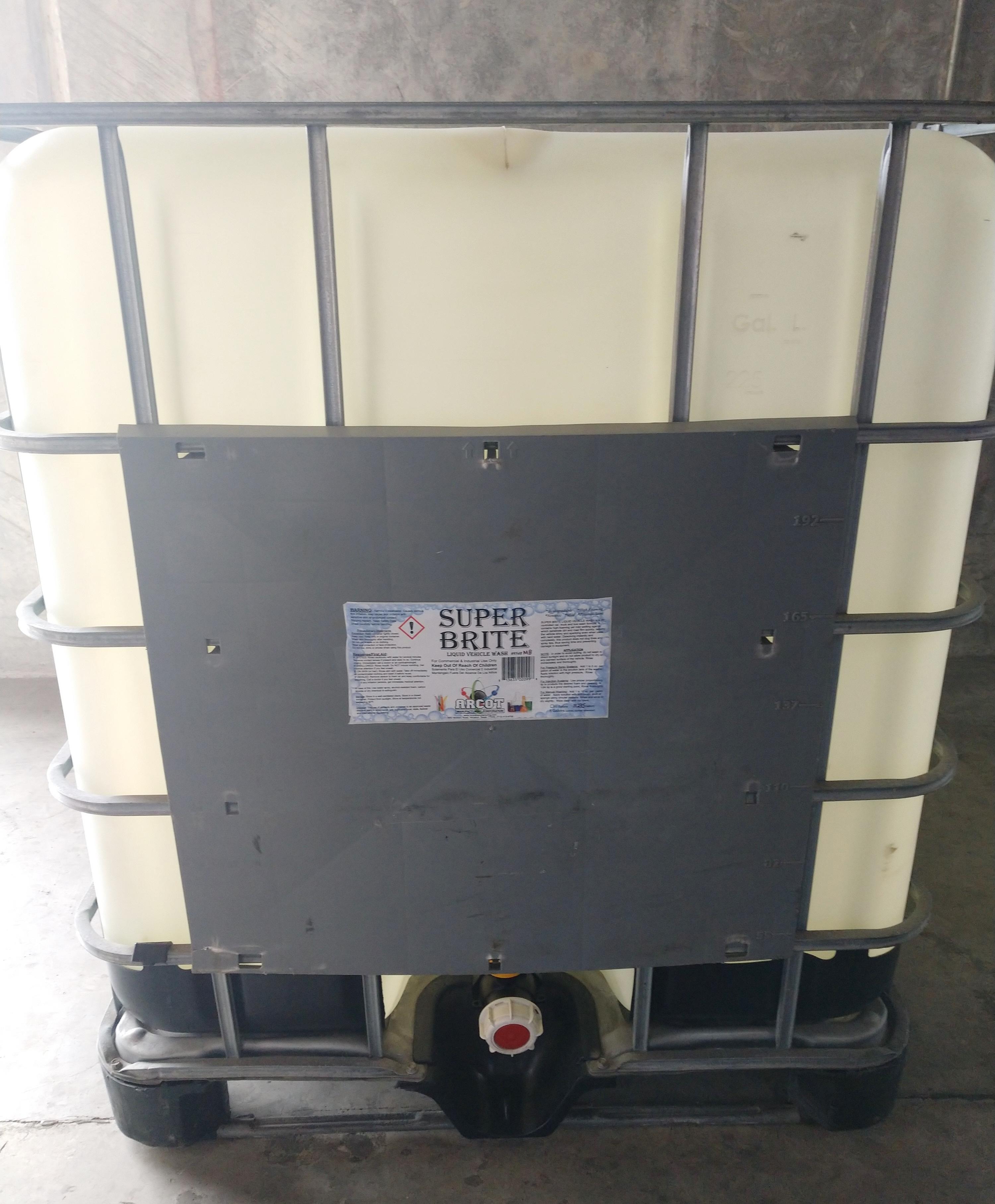 Super Brite Car Wash 275 GAL Liquid Tote 1/Each