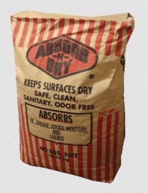 Absorb-N-Dry Absorbent 50 LB None Calcium Aluminosilicate Clay Granules High Absorbency 1/Each