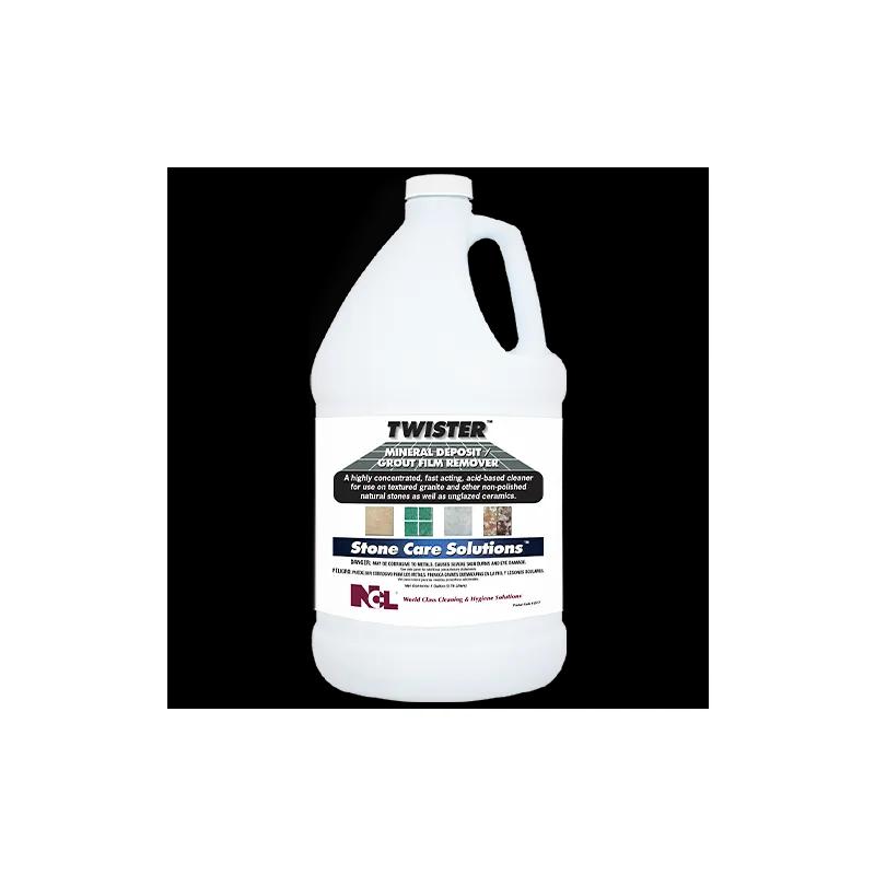 TWISTER Mild Scent Tile & Grout Cleaner Mineral Deposit Remover 6X6X12 IN 1 GAL Acidic Concentrate 4/Case