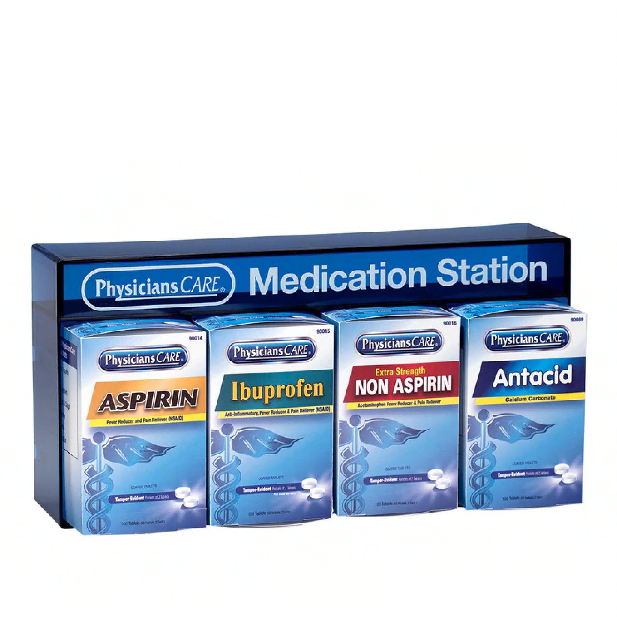 First Aid Only™ PhysiciansCare® Medication Station 16.63X9.5X7.25 IN For 75+ People Wall Mounted 1/Each