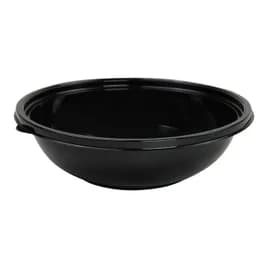 Bowl 32 OZ PET Black Shallow 100/Case