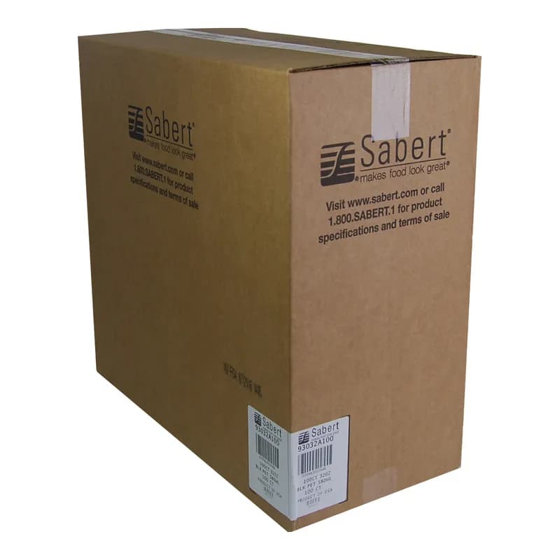 Bowl 32 OZ PET Black Shallow 100/Case