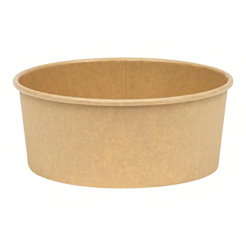 Victoria Bay Bucket & Tub 50 OZ Single Wall Poly-Coated Paper Kraft Round 185MM Short 300/Case