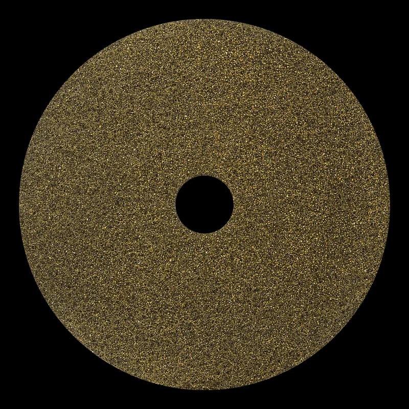 Black Diamond Floor Pad 13 IN Yellow 1500 Grit 2/Case