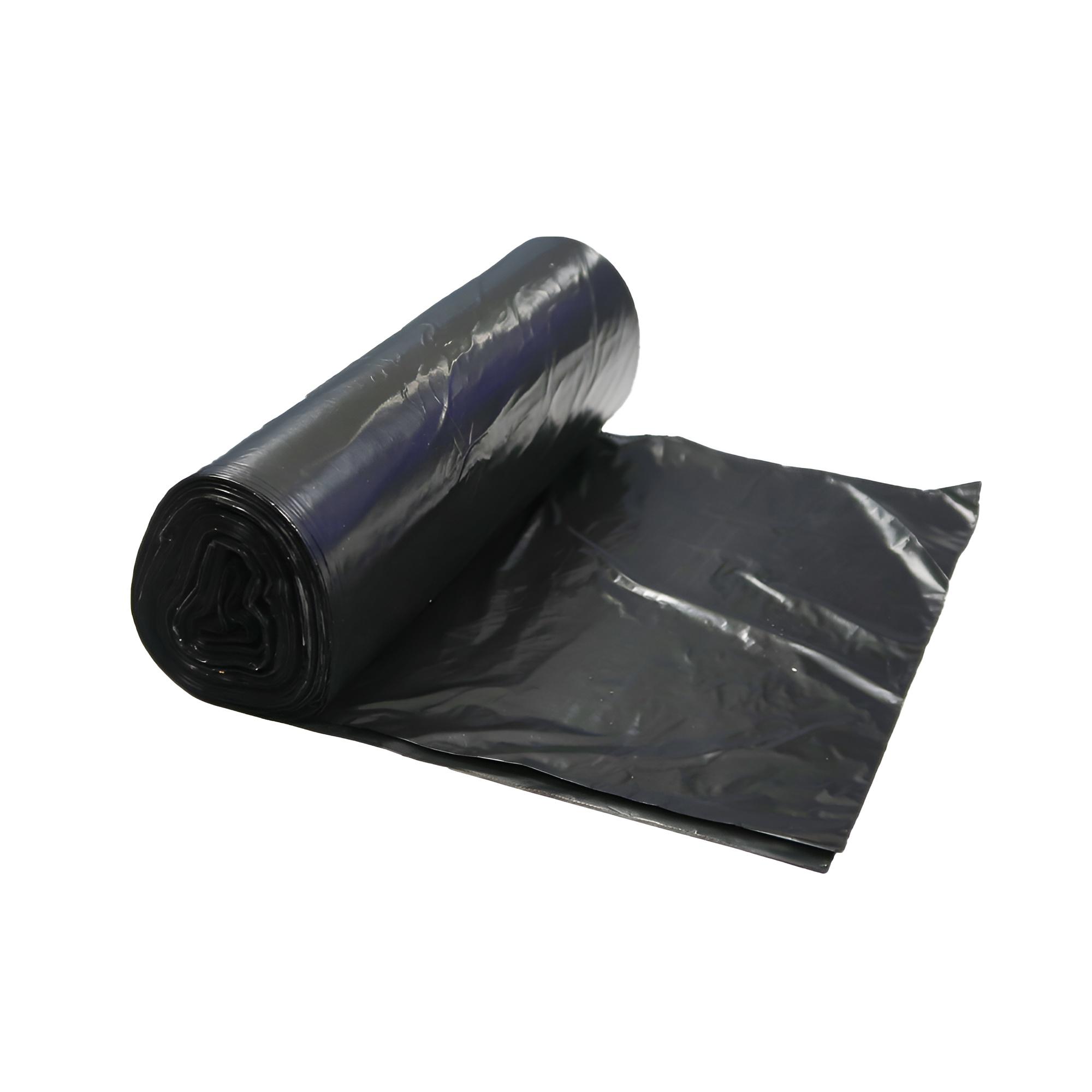 Can Liner 38X58 IN 55-60 GAL Black LDPE 1.2MIL 100/Case