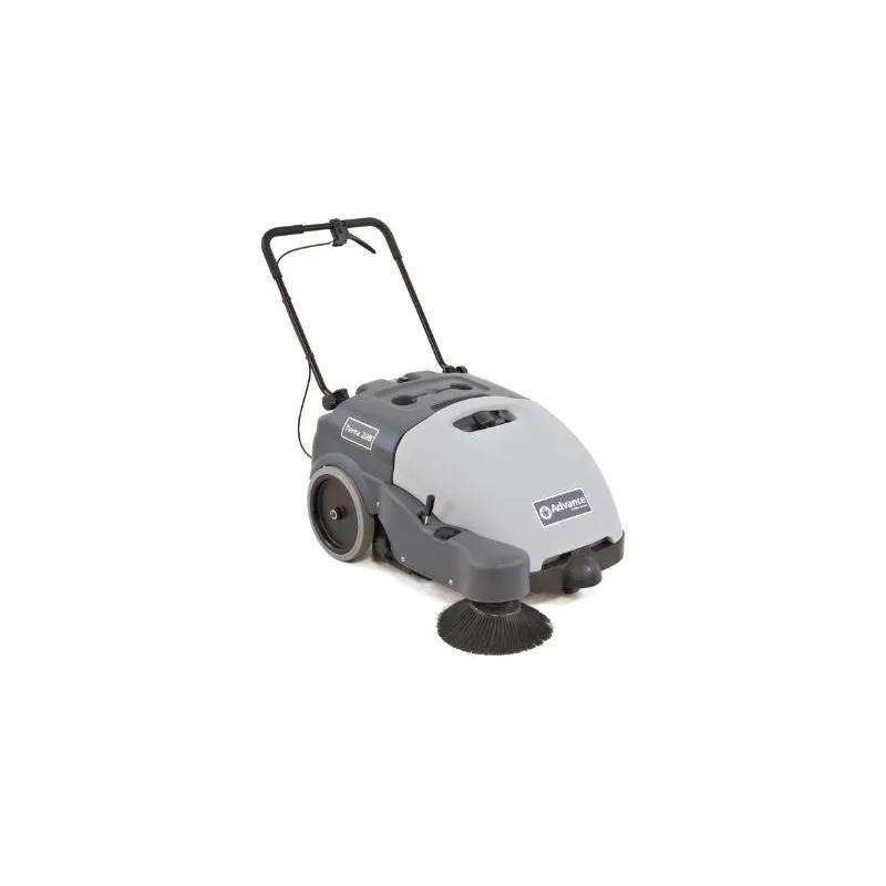 Advance Floor Sweeper 39X31.5X24.4 IN 28IN Gray Walk Behind On-Board Charger Pad No-Maintenance Gel Battery 1/Each