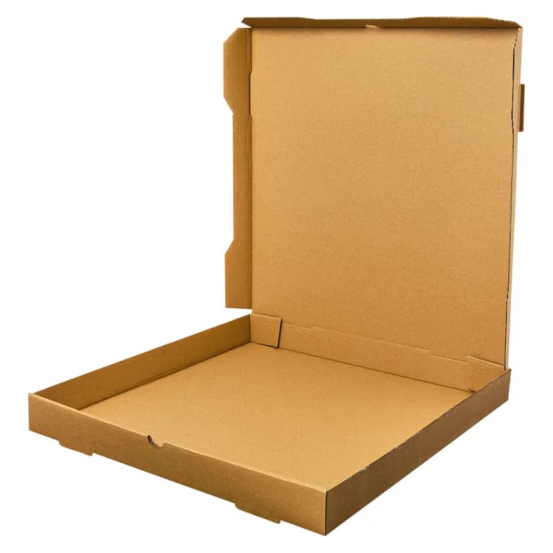 Victoria Bay Pizza Box 18X18X2 IN Corrugated Cardboard Kraft Printed Square B-Flute 50/Bundle