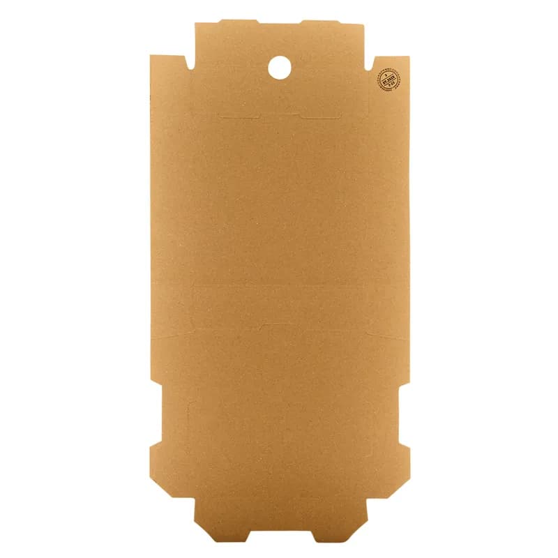 Victoria Bay Pizza Box 8X8X2 IN Corrugated Cardboard Kraft Plain B-Flute 50/Bundle