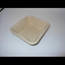 Take-Out Tray 24 OZ Plant Fiber PLA Natural 600/Case