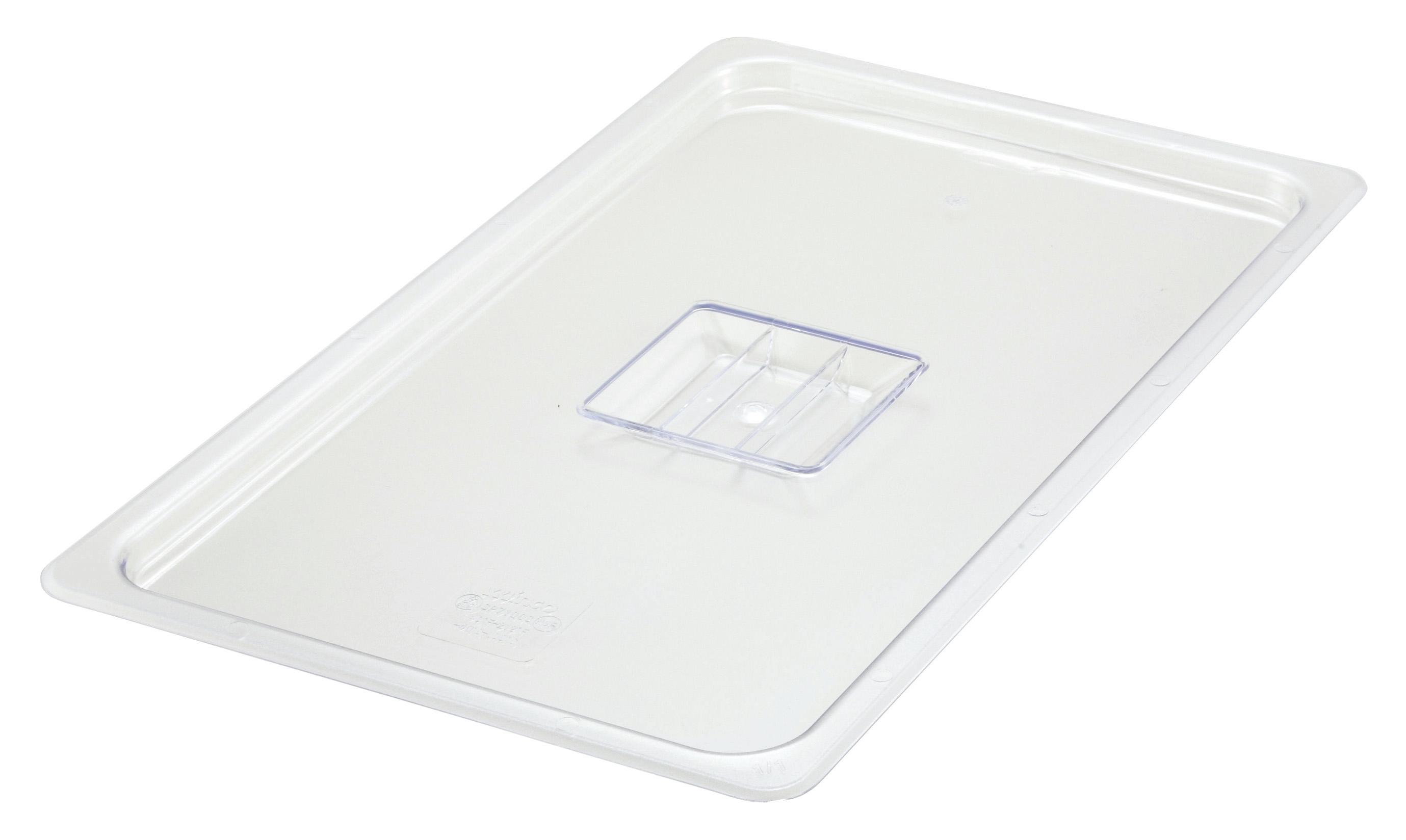 Cover Full Size 20.625X12.75X1.125 IN Plastic Rectangle For Pan Solid 1/Each