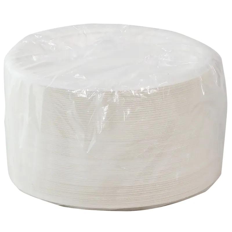 Plate 8.9X0.8 IN Molded Fiber White 500/Case