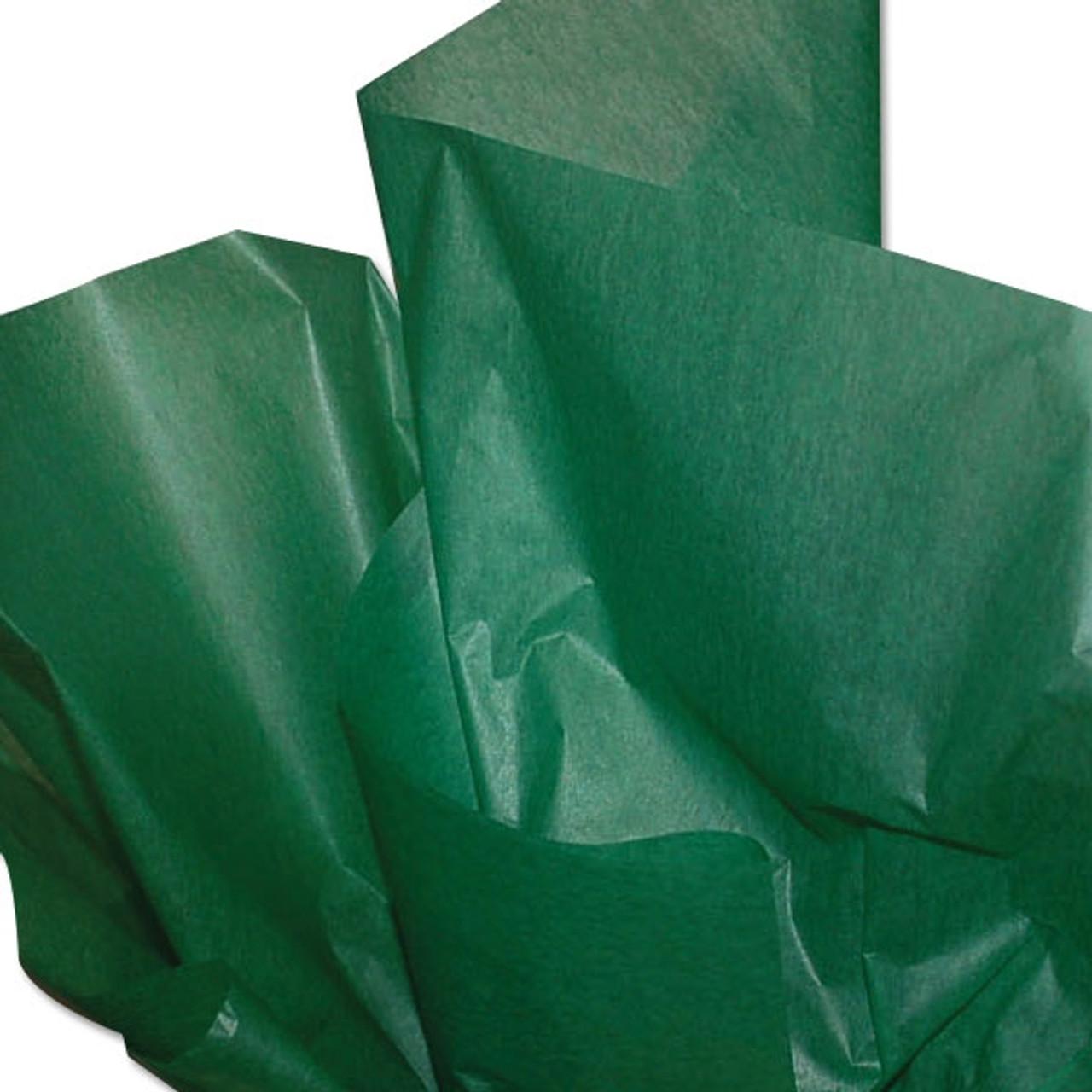 Gift Wrap Paper 24X18 IN Green Waxed Tissue Paper 400/Ream