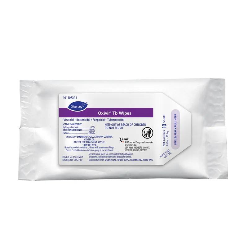 Oxivir® Disinfectant Wipe Virucidal Bactericidal Fungicidal Tuberculocidal 10 Count/Pack 12 Packs/Case 120 Count/Case