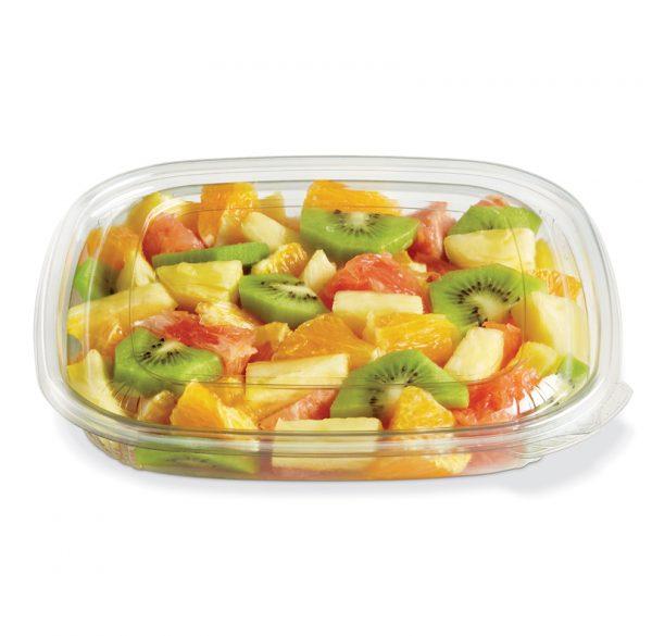Fresh 'n Clear® Bowl Medium (MED) 16 OZ PET Clear Square 300/Case