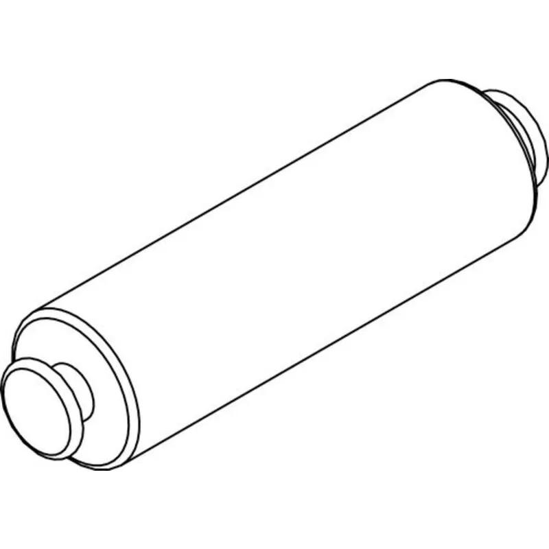 Toilet Paper Spindle Bradley Toilet Tissue Dispenser Plastic White 1/Each