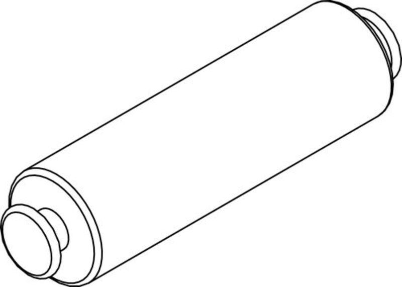 Toilet Paper Spindle Bradley Toilet Tissue Dispenser Plastic White 1/Each