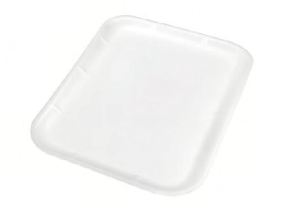 20S Meat Tray Foam White 500/Case