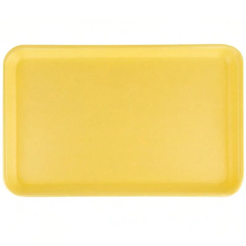 8P Meat Tray Foam Yellow 400/Case