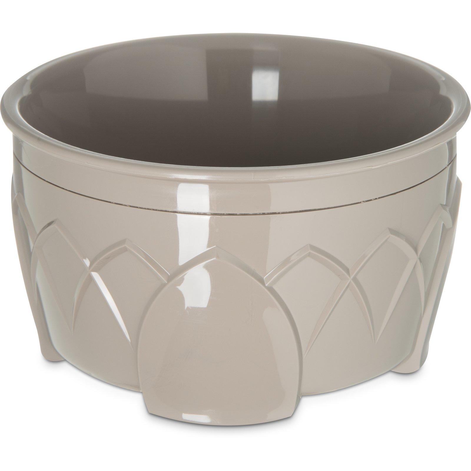 Dinex® Fenwick Bowl 9 FLOZ PP PE Latte Hot/Cold Pedestal Insulated 48/Case