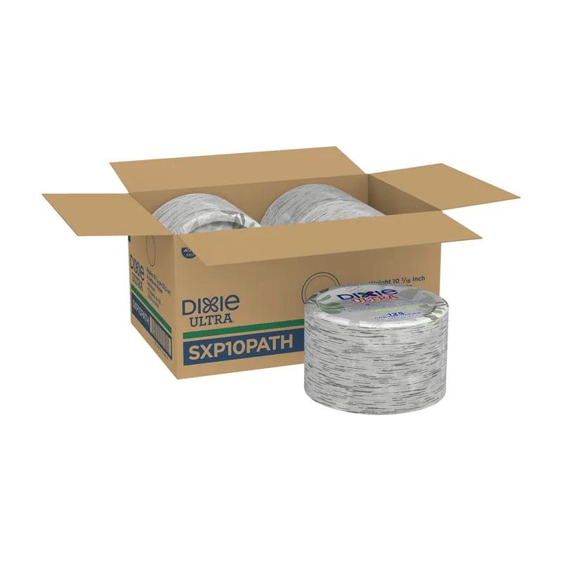 Dixie® Ultra Plate 10.25 IN Paper Multicolor Pathways Round Heavyweight 500/Case