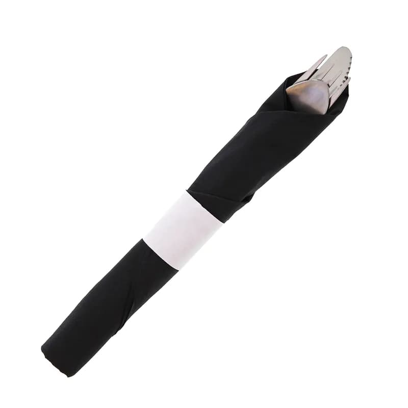Napkin Bands White Paper 2500 Count/Pack 8 Packs/Case 20000 Count/Case