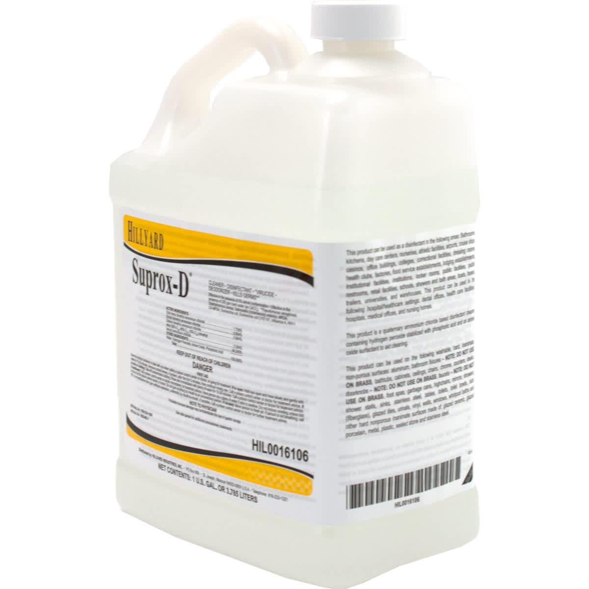 Suprox® -D Fragrance Free Disinfectant Cleaner 1 GAL Peroxide No Dye 4/Case