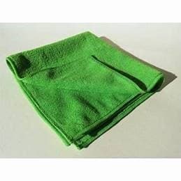 Cleaning Cloth Heavy Duty Microfiber Green Premium 24/Case