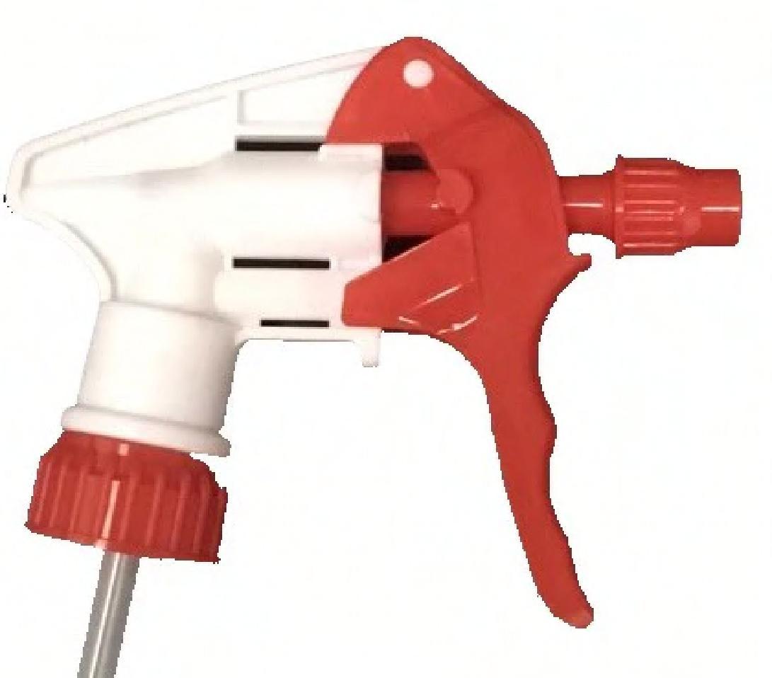 Trigger Sprayer OZ Plastic Red White Adjustable 1/Each