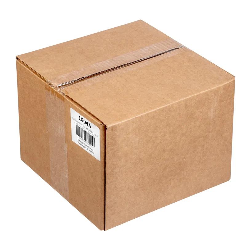 Cookie Candy Bag 6X2.75X9.5 IN Paper White Plain With Tin Ties Closure With Window 500/Case