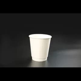 Victoria Bay Hot Cup 8 OZ Double Wall Poly-Coated Paper White 80MM 25 Count/Pack 20 Packs/Case 500 Count/Case