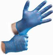 Netcare® Gloves XXL Blue Vinyl Powder-Free 1000/Case